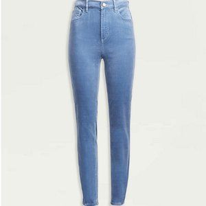 Skinny High Rise Corduroy Pants